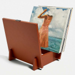 Lenco Organizer til op til 40 optegnelser Brown