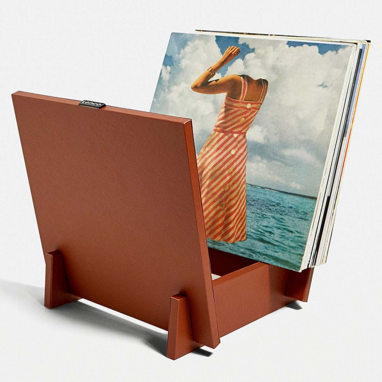 Lenco Organizer til op til 40 optegnelser Brown