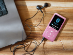 Lenco MP3/MP4-afspiller med Bluetooth® 8 GB Micro SD-kort Pink