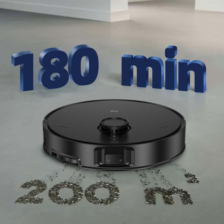 Hoover Robotstøvsuger HG8 Wet & Dry, WiFi, Vandtømningsstation