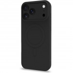 Celly Cromomag Blødt gummietui MagSafe-kompatibel iPhone 17 Pro Max Sort Celly Cromomag Blødt gummietui MagSafe-kompatibel iPhone 17 Pro Max Sort