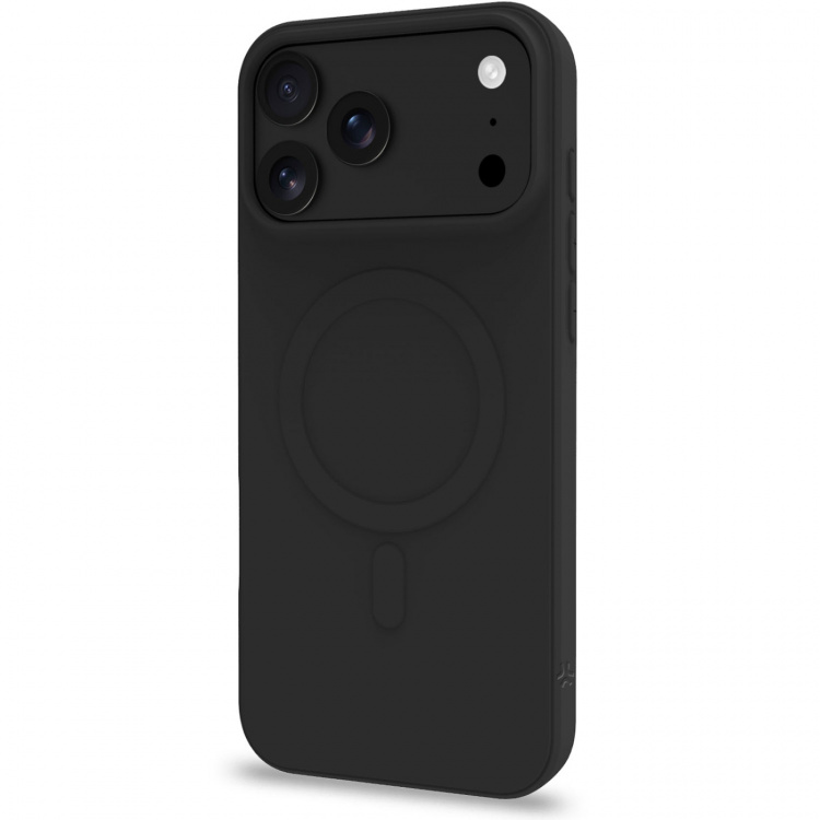 Celly Cromomag Blødt gummietui MagSafe-kompatibel iPhone 17 Pro Max Sort Celly Cromomag Blødt gummietui MagSafe-kompatibel iPhone 17 Pro Max Sort