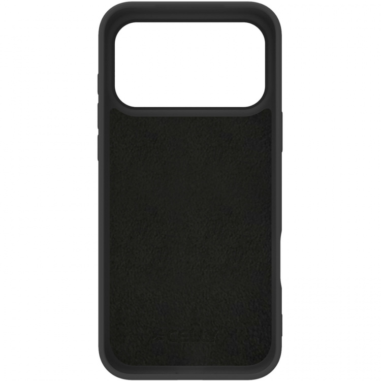 Celly Cromomag Blødt gummietui MagSafe-kompatibel iPhone 17 Pro Max Sort Celly Cromomag Blødt gummietui MagSafe-kompatibel iPhone 17 Pro Max Sort