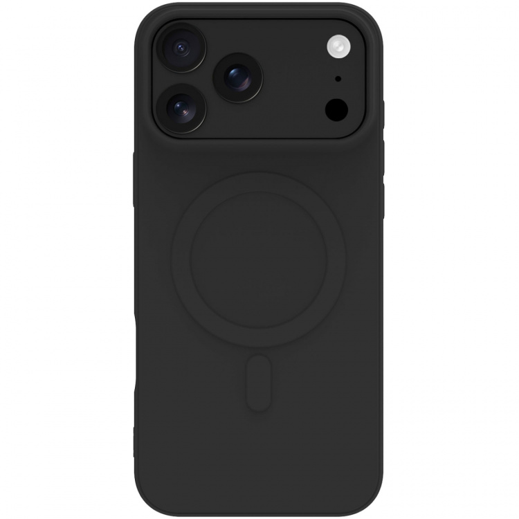 Celly Cromomag Blødt gummietui MagSafe-kompatibel iPhone 17 Pro Max Sort Celly Cromomag Blødt gummietui MagSafe-kompatibel iPhone 17 Pro Max Sort