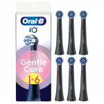 Oral B Børstehoved iO Gentle Care Sort 6 stk