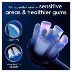 Oral B Børstehoved iO Gentle Care Sort 6 stk