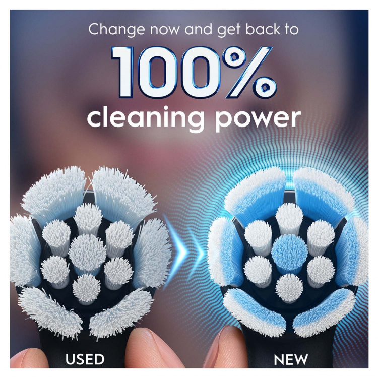 Oral B Børstehoved iO Gentle Care Sort 6 stk