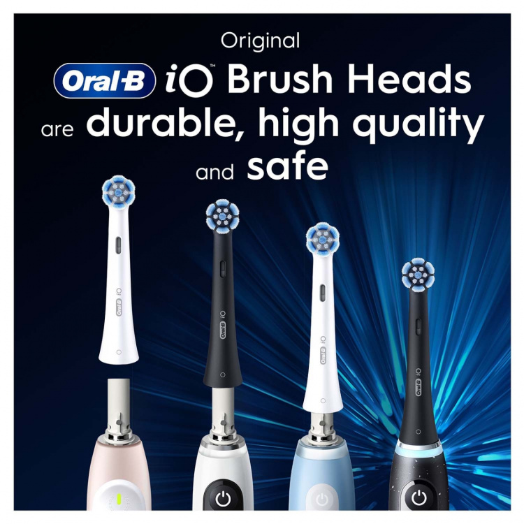 Oral B Børstehoved iO Gentle Care Sort 6 stk