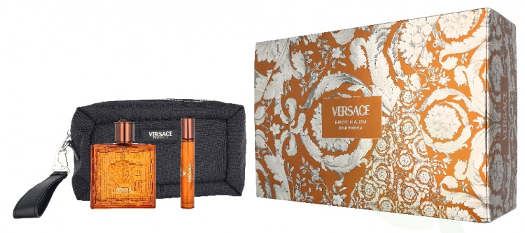 Versace Eros Najim Giftset 110 ml Parfum 100ml/Parfum 10ml/Pouch