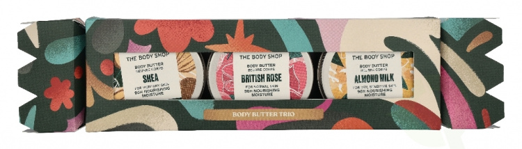 The Body Shop G2 Body Butter Trio Set 150 ml Shea Body Butter 50ml/Mango Body Butter 50ml/British Rose Body Butter 50ml