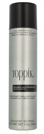 Toppik Colored Hair Thickener - Black 144 g