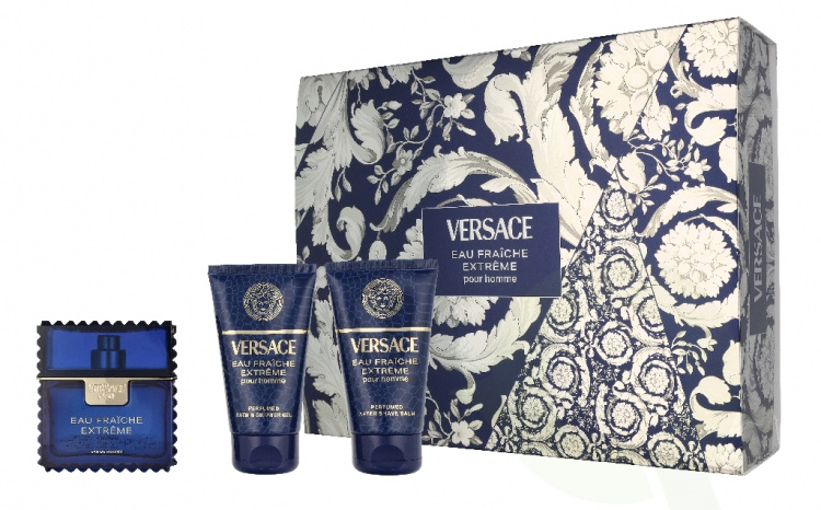 Versace Eau Fraiche Extreme Giftset 150 ml Edp Spray 50ml/Bath & Shower Gel 50ml/Aftershave Balm 50ml