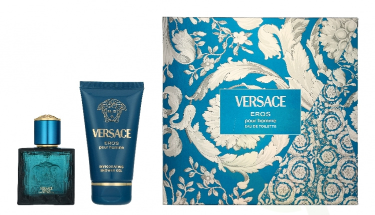 Versace Eros Pour Homme Giftset 80 ml Edt Spray 30ml/Bath & Shower Gel 50ml