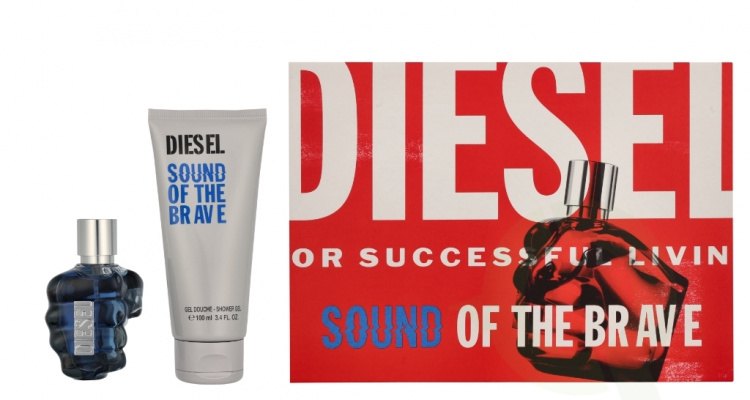 Diesel Sound Of The Brave Giftset 150 ml Edt Spray 50ml/Shower Gel 100ml