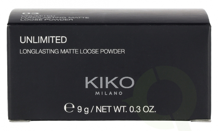 Kiko Milano Unlimited Long Lasting Matte Loose Powder 9 g #03 Warm Beige