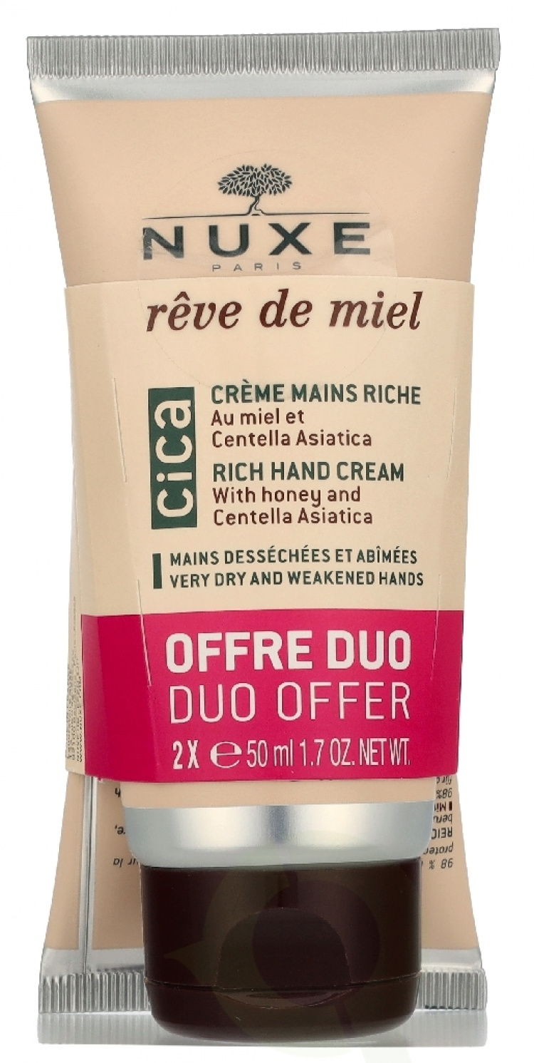 Nuxe Reve De Miel Cica Hand Cream Duo Set 100 ml 2 x 50ml