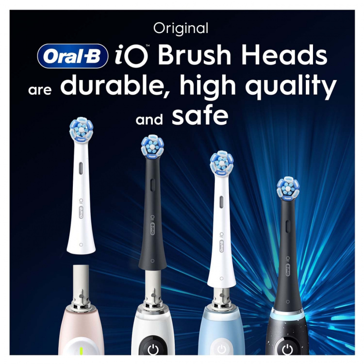 Oral B Borsthuvud iO Ultimate Clean Black 4st