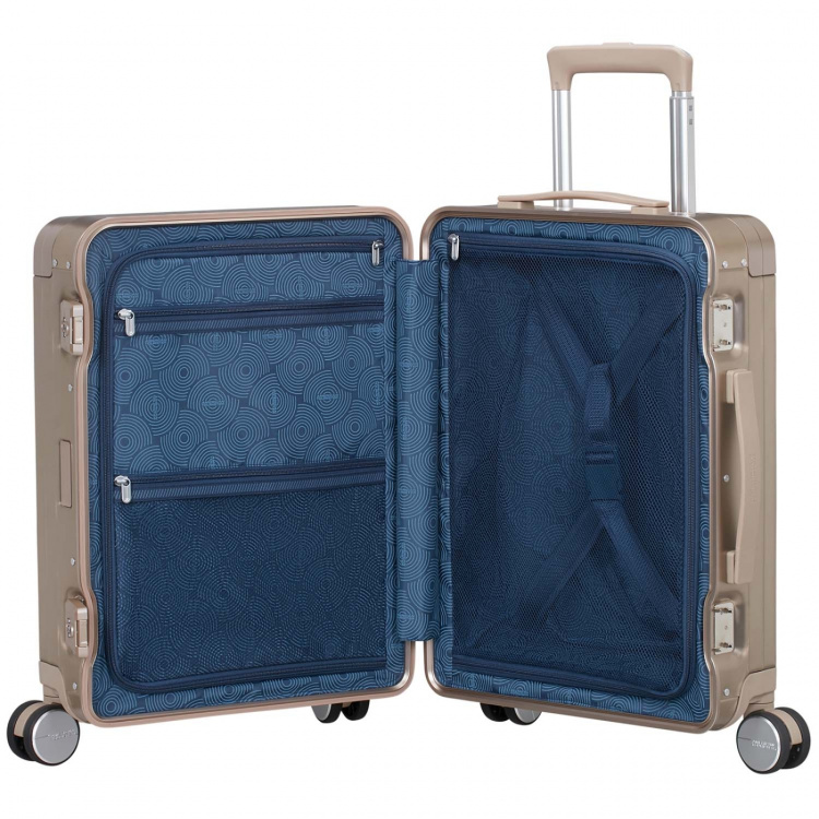 American Tourister Kabinväska Soundbox Aluminium 55 Bronze