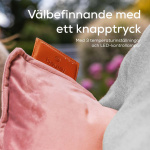 Beurer Värmekudde HK 77 Sladdlös komfort Blush-Rose