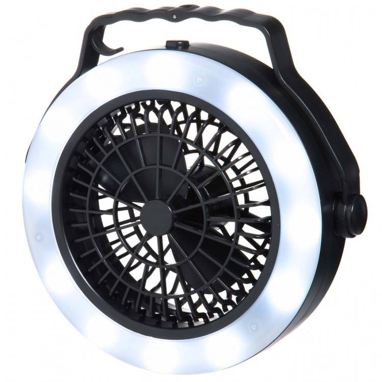 Atom Camping Lampa med Fläkt