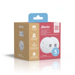 Alecto Mini-røgalarm med 5 års batteri 2-pak Hvid