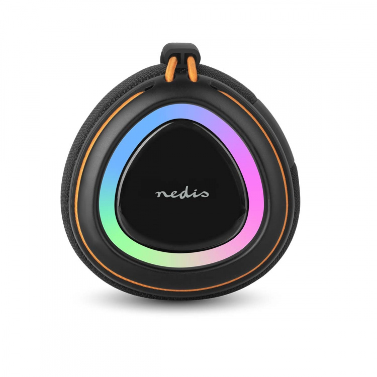 Nedis Bluetooth® højttaler | 360 min | Håndholdt design | 60 W | Stereo | Hjem / Portable / Udendørs | Kan parres | Orange / Sort