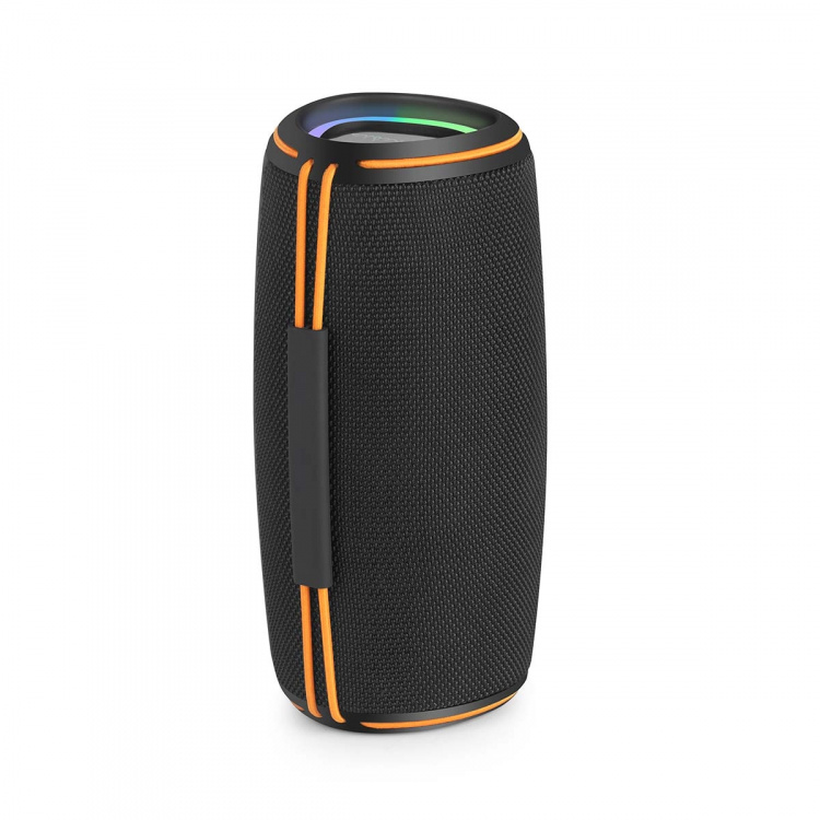 Nedis Bluetooth® højttaler | 360 min | Håndholdt design | 60 W | Stereo | Hjem / Portable / Udendørs | Kan parres | Orange / Sort