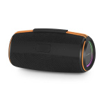 Nedis Bluetooth® højttaler | 360 min | Håndholdt design | 60 W | Stereo | Hjem / Portable / Udendørs | Kan parres | Orange / Sort