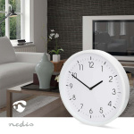 Nedis Vægur | Diameter: 360 mm | ABS | Stille bevægelse | Hvid