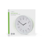 Nedis Vægur | Diameter: 360 mm | ABS | Stille bevægelse | Hvid