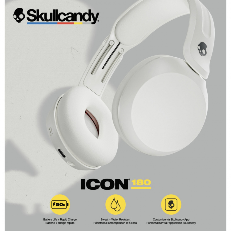 Skullcandy Hovedtelefon ICON 180 On-Ear Bone White