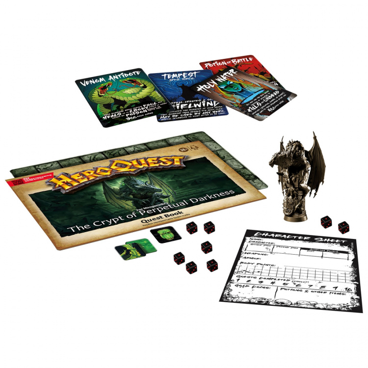 AVALON HILL Brætspil - HeroQuest: Crypt of Perpetual Darkness - Expansion (EN)