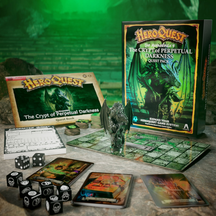 AVALON HILL Brætspil - HeroQuest: Crypt of Perpetual Darkness - Expansion (EN)