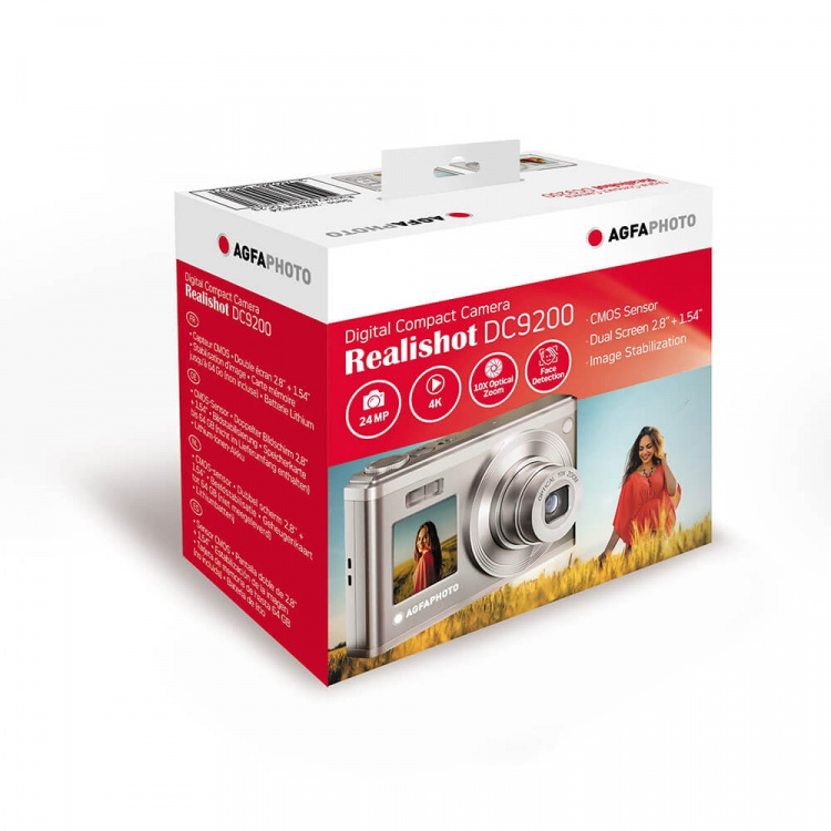 Agfa Digitalkamera - DC9200 CMOS 10x 24MP Sølv