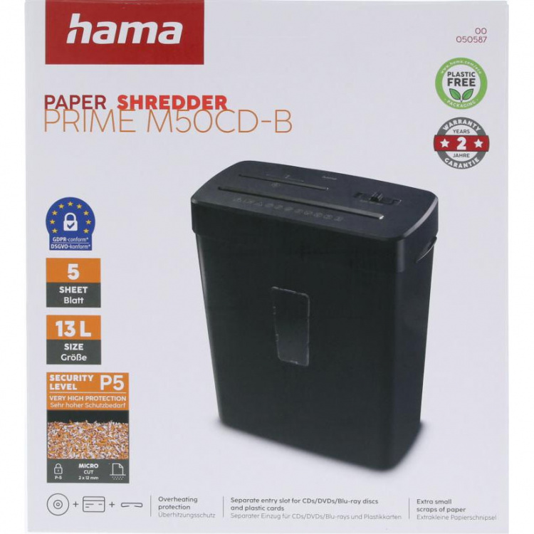 Hama Makulator Prime M50CD-B Sort