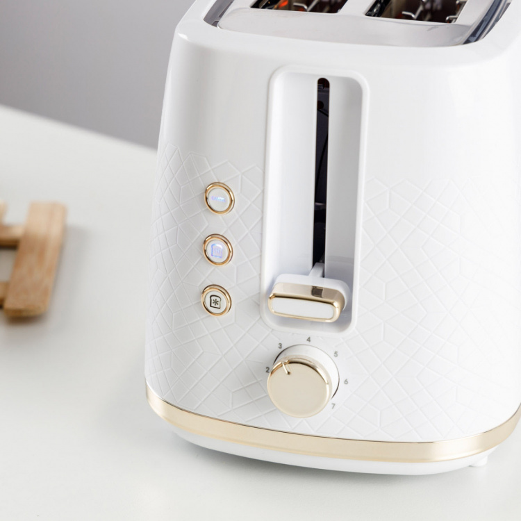 Taurus Brödrost Fusion Crunch Långt Spår Vit