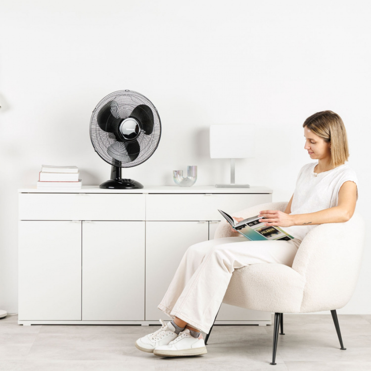 Taurus Bordventilator Greco 16 Sort Ø40