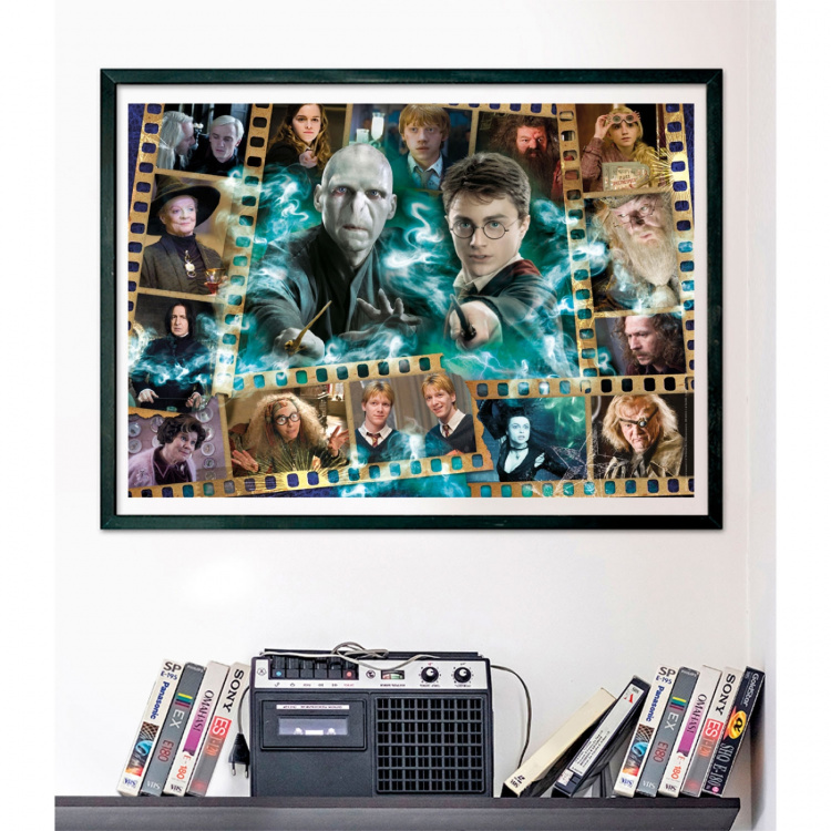Clementoni Puslespil 1000 - High Quality Collection - Harry Potter - #2 Filmstrimler