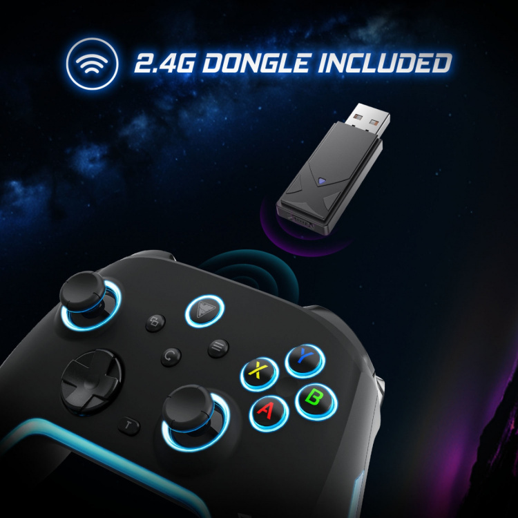 DragonShock Controller Aurora+ - iOS/Android/PC/PS3 Sort