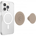 PopSockets PopGrip til MagSafe Soft Touch Latte