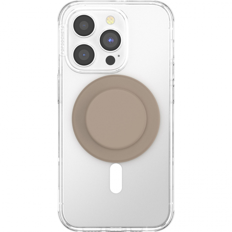 PopSockets PopGrip til MagSafe Soft Touch Latte