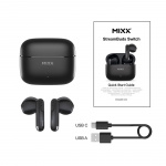MIXX Øretelefoner Switch A7 In-Ear Tws Sort