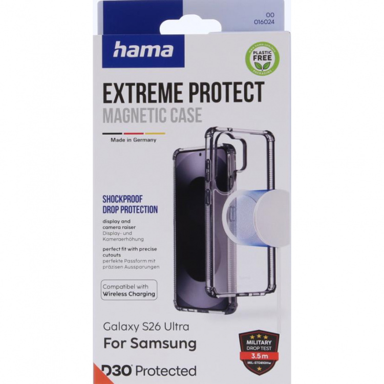 Hama Mobilcover Extreme Protect Samsung Galaxy S26 Ultra Transparent