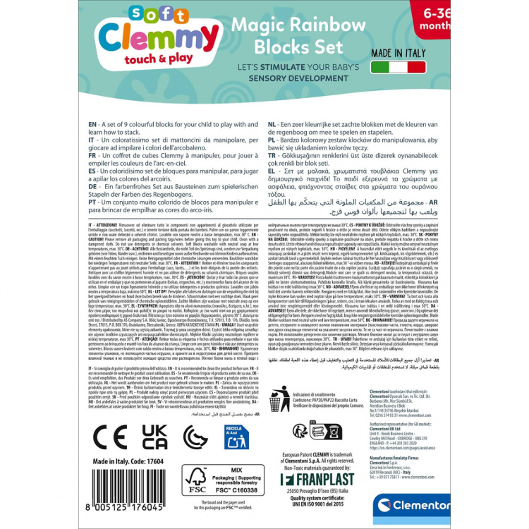 Clementoni Byggesæt Clemmy 9 Brick Set