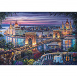 Clementoni Puslespil 1000 Pcs CB Lights of the Danube