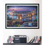 Clementoni Puslespil 1000 Pcs CB Lights of the Danube