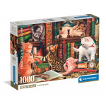 Clementoni Puslespil 1000 Pcs CB Curious Whiskers