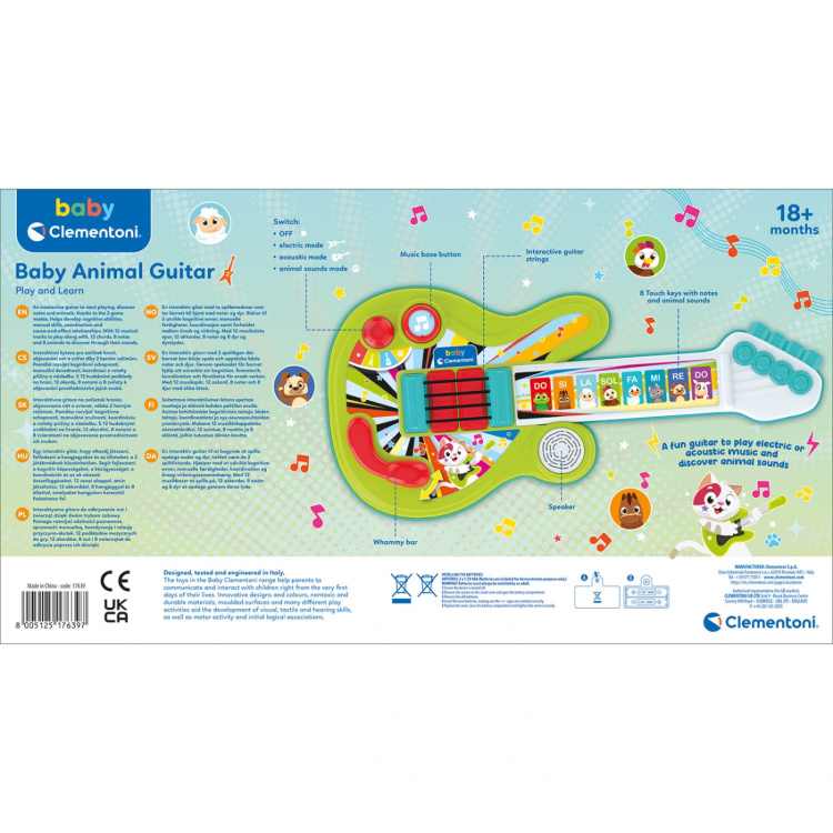 Clementoni Musiklegetøj Musical Toy Guitar