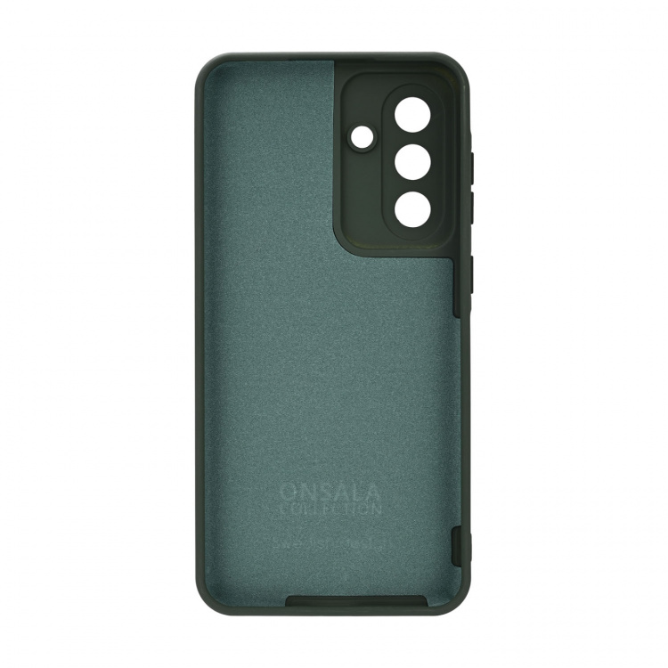 Onsala Cover med Silikone Feel Olive Green - Samsung Galaxy A57 5G