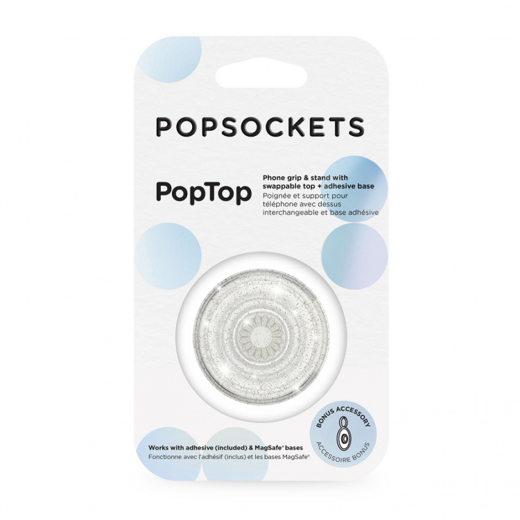 PopSockets Poptop Gennemsigtig Klar